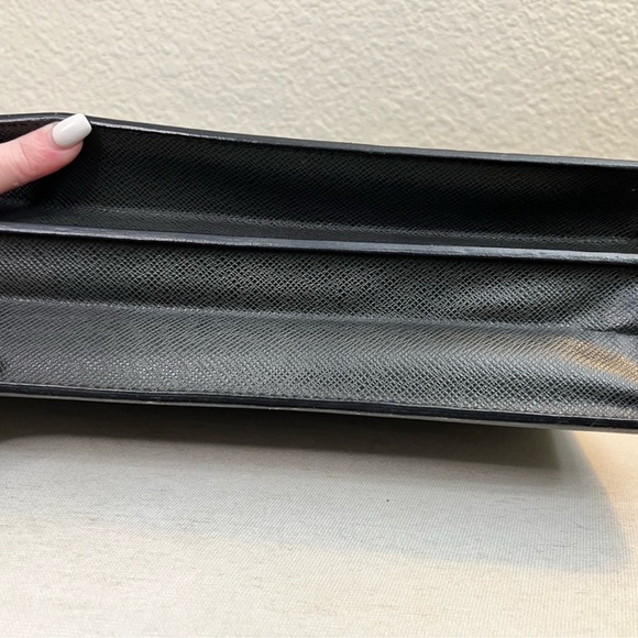 Louis Vuitton Tiaga Leather Serviette Briefcase in Black silver clasp authentic - Picture 16 of 16